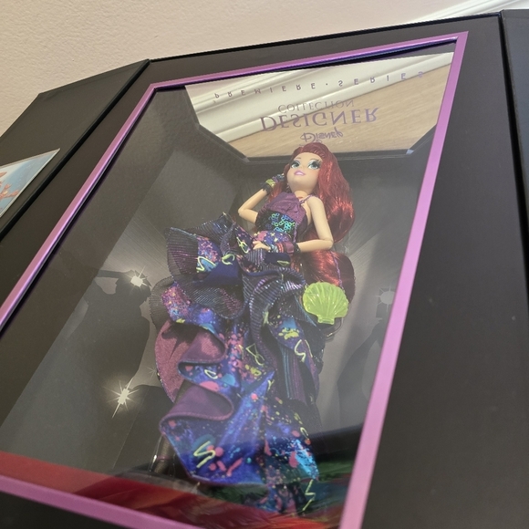 Ariel The Little Mermaid Premiere Designer 2018 Disney Doll Limited Edition 4500 - Picture 10 of 16